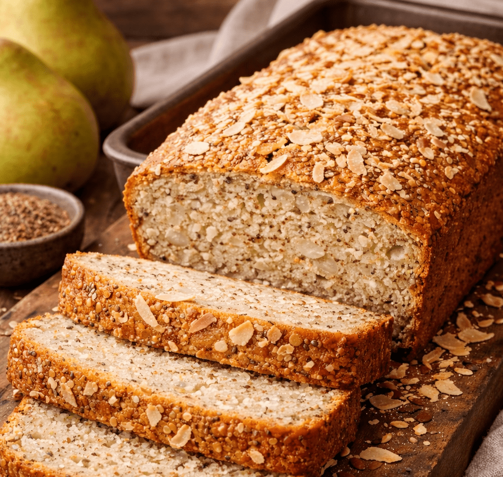 Pear Cardamom Protein&nbsp;Cake